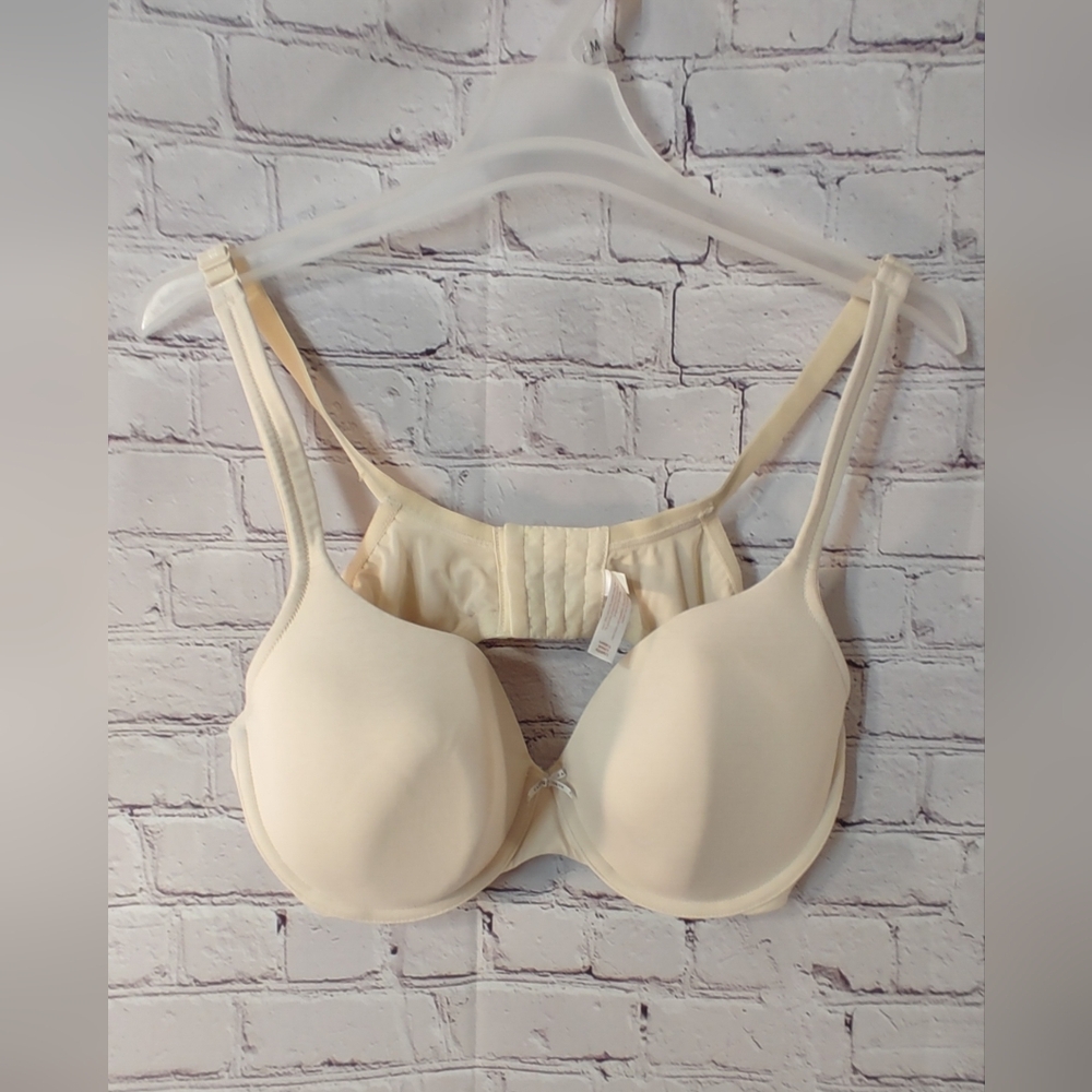 Cacique Lightly Lined T Shirt Underwire Cotton Bra 44D